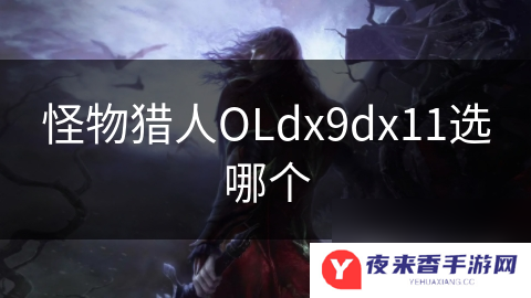 怪物猎人OLdx9dx11选哪个